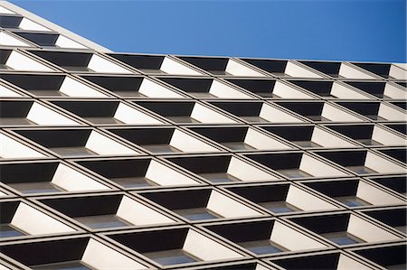 Tilted view of skyscraper windows Stock Photo - Premium Royalty-Free, Code: 614-06624691