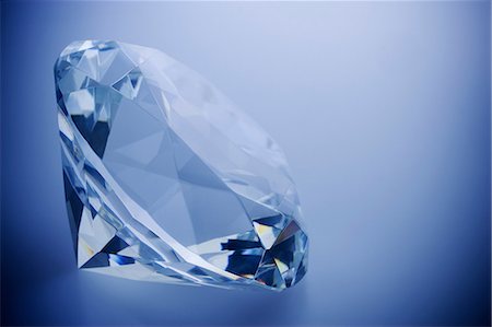 diamond nobody - Close up of cut diamond Stock Photo - Premium Royalty-Free, Code: 614-06625041