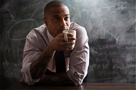 person idea - Man drinking cup of coffee Stock Photo - Premium Royalty-Free, Code: 614-06718128