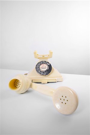 still life phone - Close up of vintage telephone Stock Photo - Premium Royalty-Free, Code: 614-06718342