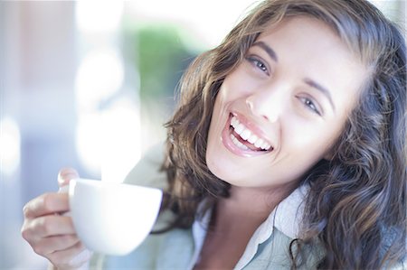 sipping coffee - Woman having cup of coffee Stock Photo - Premium Royalty-Free, Code: 614-06718681