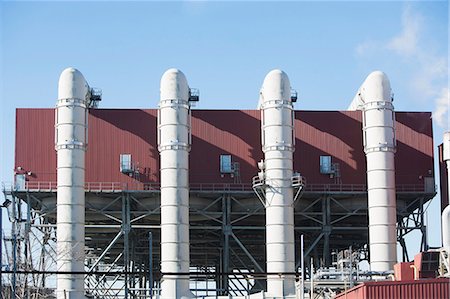 Infrastructure of industrial plant Stockbilder - Premium RF Lizenzfrei, Bildnummer: 614-06718939