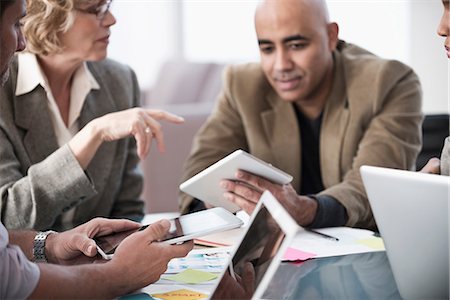 senior conference - Business people working in meeting Stock Photo - Premium Royalty-Free, Code: 614-06719393