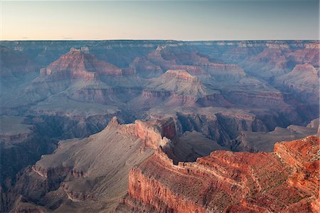 scenic north america - Rock formations in dry desert landscape Stock Photo - Premium Royalty-Free, Code: 614-06720085