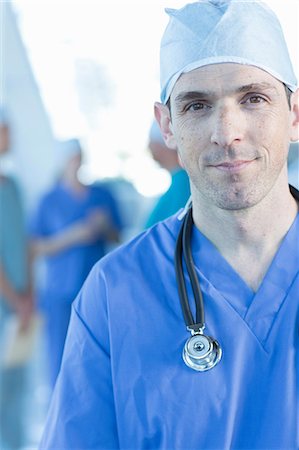 Portrait of surgeon Stock Photo - Premium Royalty-Free, Code: 614-06813265