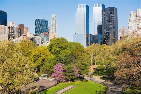 park from above - Central Park, New York City, USA Stock Photo - Premium Royalty-Free, Code: 614-06896440