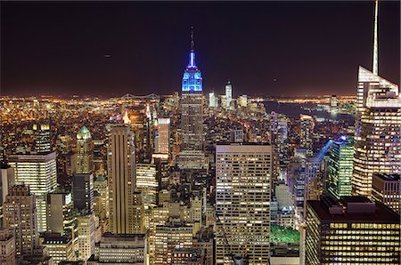 Empire State Building, Manhattan, New York City, USA Stock Photo - Premium Royalty-Free, Code: 614-06896542