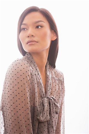 female asian beauty - Model looking away from camera Stock Photo - Premium Royalty-Free, Code: 614-06898634