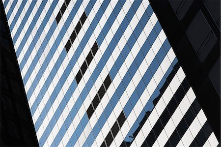 financial district nyc - Detail of skyscraper in New York City, USA Stock Photo - Premium Royalty-Free, Code: 614-06974149