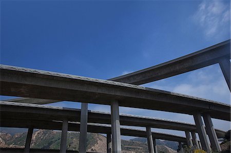 expansion urbaine - Highway overpass in Los Angeles, California, USA Photographie de stock - Premium Libres de Droits, Code: 614-06974426