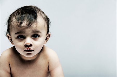 simsearch:614-06442357,k - Portrait of baby boy looking at camera Stock Photo - Premium Royalty-Free, Code: 614-06974708