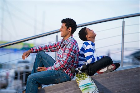 simsearch:614-07194702,k - Skateboarders' day out Stock Photo - Premium Royalty-Free, Code: 614-07194580