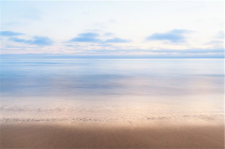 dreamy and nobody - Tranquil sea, Encinitas, California, USA Stock Photo - Premium Royalty-Free, Code: 614-07194653