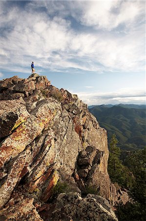 simsearch:614-08201963,k - Man standing on rock formation, Boulder, Colorado, USA Photographie de stock - Premium Libres de Droits, Code: 614-07444374