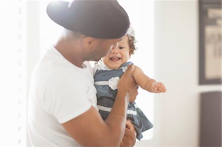 simsearch:614-08884975,k - Father playing with young daughter Stock Photo - Premium Royalty-Free, Code: 614-07768265
