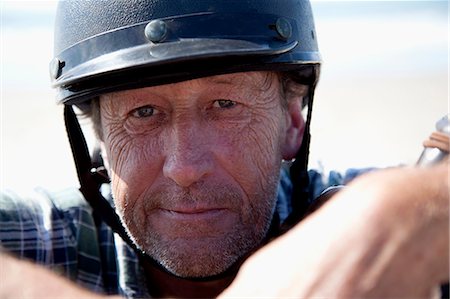 sturzhelm - Horse rider, Pakiri Beach, Auckland, New Zealand Photographie de stock - Premium Libres de Droits, Code: 614-07911667