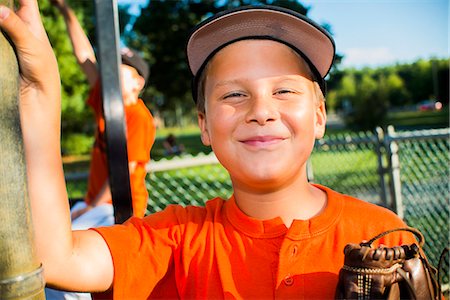 Portrait of young male baseball player Stock Photo - Premium Royalty-Free, Code: 614-08000257