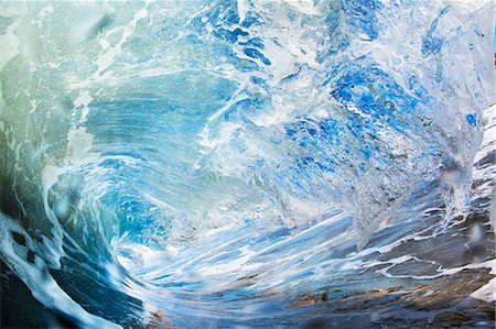 Barreling wave, close-up, California, USA Foto de stock - Sin royalties Premium, Código: 614-08030534