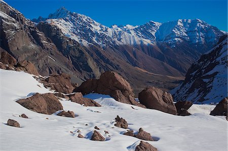 santiago province - Mountain range, Santiago, Chile Photographie de stock - Premium Libres de Droits, Code: 614-08030531