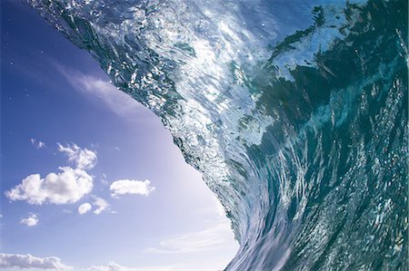 rompeolas - Barrelling wave, Hawaii, USA Foto de stock - Sin royalties Premium, Código: 614-08119740