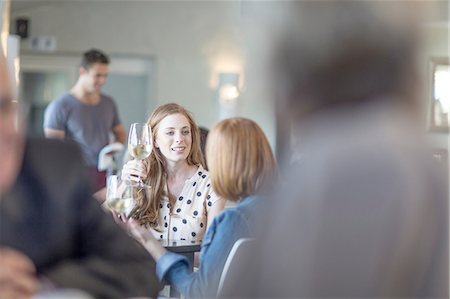 Business people at business lunch Stock Photo - Premium Royalty-Free, Code: 614-08148456