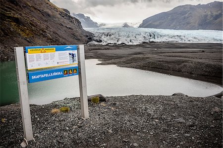 simsearch:614-08578515,k - Information sign, Skaftafell National Park, Iceland Fotografie stock - Premium Royalty-Free, Codice: 614-08578522