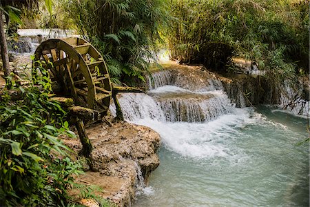 Kuang Si Waterfalls,  Luang Prabang, Laos Stockbilder - Premium RF Lizenzfrei, Bildnummer: 614-08821124