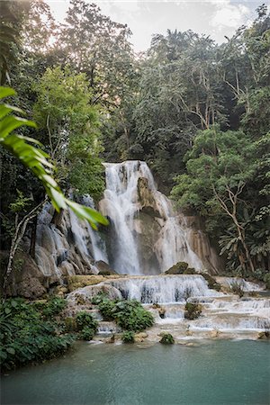 Kuang Si Waterfalls,  Luang Prabang, Laos Stockbilder - Premium RF Lizenzfrei, Bildnummer: 614-08821125