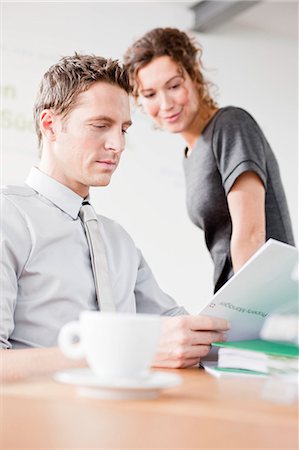 simsearch:649-06352545,k - Man and woman planning Stock Photo - Premium Royalty-Free, Code: 614-08865634