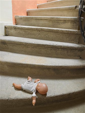 simsearch:695-05772261,k - Doll on the stairs Stock Photo - Premium Royalty-Free, Code: 614-08865739