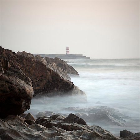 simsearch:649-08560885,k - Rocky coastline at dusk Stock Photo - Premium Royalty-Free, Code: 614-08866297