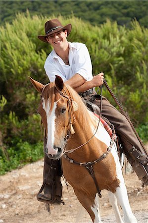 simsearch:614-09110720,k - man riding horse smiling Stockbilder - Premium RF Lizenzfrei, Bildnummer: 614-08866858