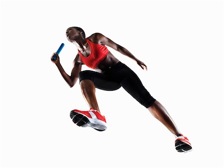 simsearch:649-08560912,k - Female athlete preparing to Run Stock Photo - Premium Royalty-Free, Code: 614-08867396