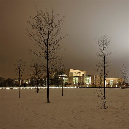 The German Chancellery Foto de stock - Sin royalties Premium, Código: 614-08867664