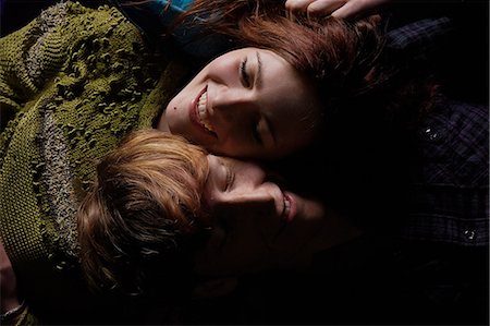 simsearch:614-06442432,k - Close up of teenage couple smiling Stock Photo - Premium Royalty-Free, Code: 614-08867805