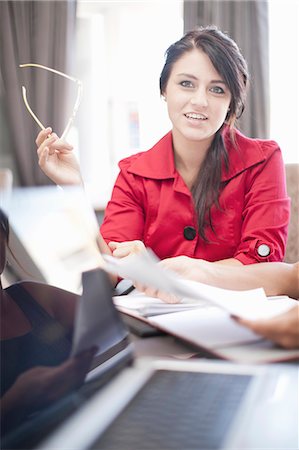 simsearch:614-06718619,k - Businesswoman at conference table Stock Photo - Premium Royalty-Free, Code: 614-08868603