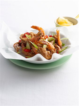 simsearch:614-08869309,k - Dish of prawns and vegetables Foto de stock - Sin royalties Premium, Código: 614-08868791