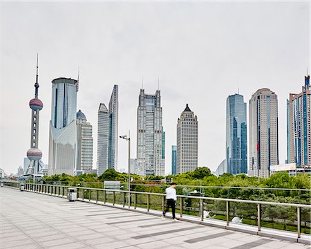 Financial District, Pudong, Shanghai, China Photographie de stock - Premium Libres de Droits, Code: 614-08876978