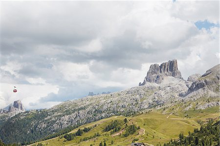 Cinque Torri, Dolomites, Lago di Valparola, Valparola Pass, Falzarego Pass, Cortina d'Ampezzo, Belluno,Italy Stock Photo - Premium Royalty-Free, Code: 614-08877594