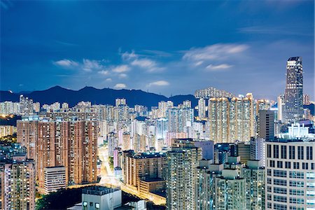 Cityscape, Tsuen Wan, Hong Kong Stock Photo - Premium Royalty-Free, Code: 614-08878264