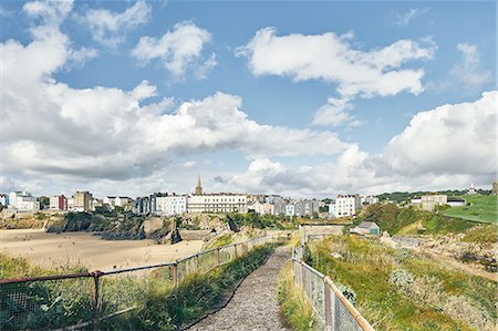 Tenby, Pembrokeshire, Wales Stock Photo - Premium Royalty-Free, Code: 614-08878890