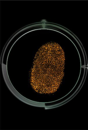 Finger print being identified as a password to access information Stockbilder - Premium RF Lizenzfrei, Bildnummer: 614-08870103
