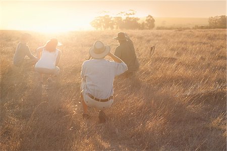 fairy tale - People watching wildlife on safari, Stellenbosch, South Africa Stock Photo - Premium Royalty-Free, Code: 614-08871514