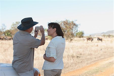 stellenbosch - Couple on safari, Stellenbosch, South Africa Stock Photo - Premium Royalty-Free, Code: 614-08871524