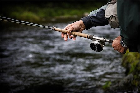 simsearch:649-09003451,k - Casting fishing rod in Margaree River, Cape Breton Island, Nova Scotia Foto de stock - Sin royalties Premium, Código: 614-08872047