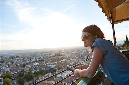 Woman on vacation, Granada, Spain Stock Photo - Premium Royalty-Free, Code: 614-08872327