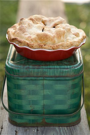 Homemade apple pie Photographie de stock - Premium Libres de Droits, Code: 614-08872461