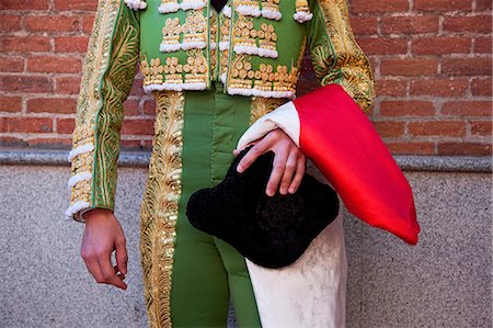 Bullfighter wearing traditional clothing at opening ceremony, Las Ventas bullring, Madrid Stock Photo - Premium Royalty-Free, Code: 614-08872622