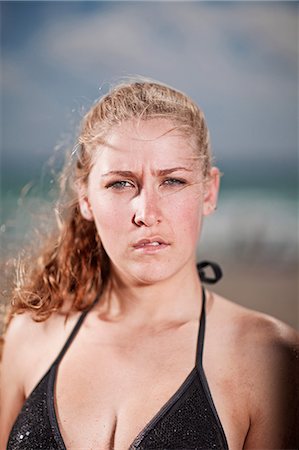 deerfield beach - Female volleyball player Foto de stock - Sin royalties Premium, Código: 614-08872674
