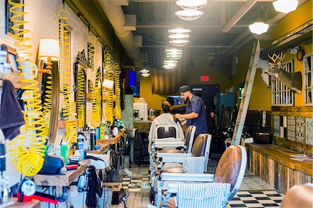 pictures of barber - Barber at work Stock Photo - Premium Royalty-Free, Code: 614-08884622